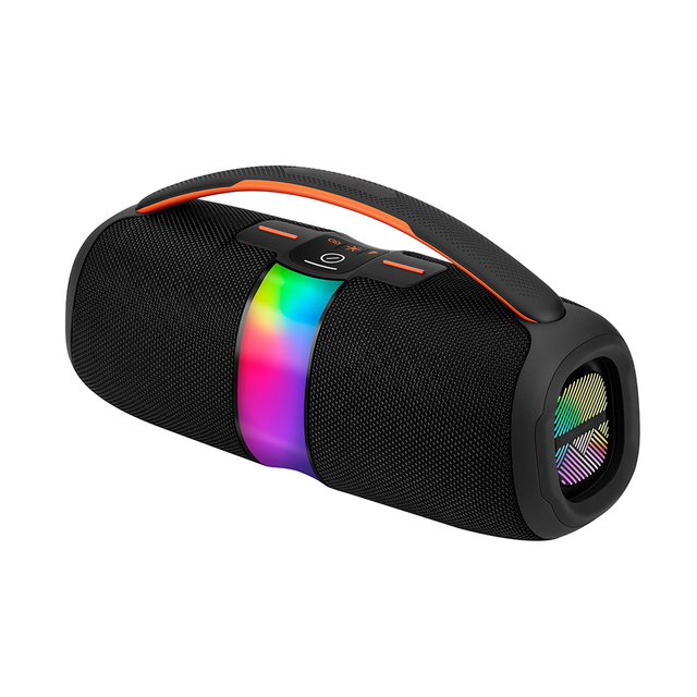 60W Bt 5.3 Speaker RGB Lights USB/AUX/TF/FM 5000mAh Portable Wireless Boom Box Built-in Mic 10-15h Playtime for Outdoor Party