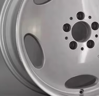Jantes argentées populaires 17x8 17x8 18x9 18x8 jantes en alliage à lèvre profonde