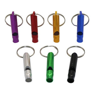 Sifflet d'entraînement multifonctionnel en métal pour l'extérieur avec porte-clés porte-clés <span class=keywords><strong>Mini</strong></span> sifflets d'entraînement pour chat et chien - Product Image 3