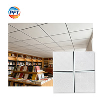 Placas de Techo Cuadradas Modernas de PVC, Insonorizadas e Ignífugas, Ideales para Apartamentos, Centros Comerciales, Hoteles, Hospitales, Gimnasios, Talleres, Supermercados y Restaurantes