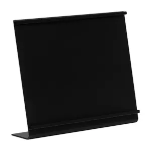 Supports de table en fer noir