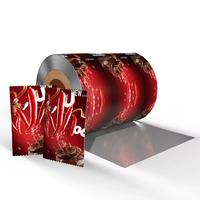 Sachets refermables anti-odeur personnalisés, emballages laminés en rouleau pour liquides, jus, sauces, café, bonbons, sachets Mylar pour machines automatiques