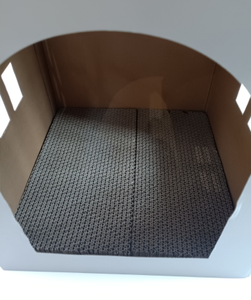 Bulk ecologisch verantwoorde golfkartonnen kattenhuis, gedeelde speelruimte voor meerdere katten, voor dierenwinkels en wederverkopers - Product Image 6