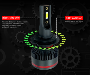 Bombillas LED <span class=keywords><strong>para</strong></span> Faros Delanteros H1 H7 H4 <span class=keywords><strong>de</strong></span> 76 W, Resistentes al Agua IP67, Controlador Externo, Ajuste Universal <span class=keywords><strong>para</strong></span> Autos y Camiones, Conexión Plug&Play, <span class=keywords><strong>Precio</strong></span> <span class=keywords><strong>de</strong></span> Fábrica - Product Image 5