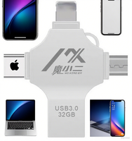 Flagship 3.0 stik memori type-c, OTG Mini USB Flash Drive 64GB ke 512GB, produk baru yang dipersonalisasi USB 3.0