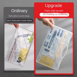 Mühendislik mekanik çizim araçları kolej öğrencilerinin sivil mimari profesyonel plastik düz cetvel tarak ölçer - Product Image 2