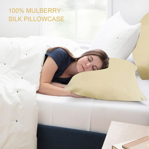 Federe di Lusso <span class=keywords><strong>in</strong></span> <span class=keywords><strong>Seta</strong></span> Naturale Personalizzate Multicolore 100% <span class=keywords><strong>Seta</strong></span> di Gelso per Letto - Product Image 2