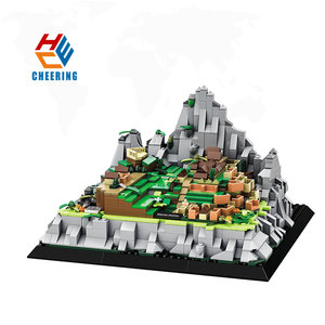 Wange 5252 Perú edificio atracción <span class=keywords><strong>Machu</strong></span> Picchu modelo niños rompecabezas educativo juego de bloques de construcción juguete de plástico al por mayor - Product Image 1