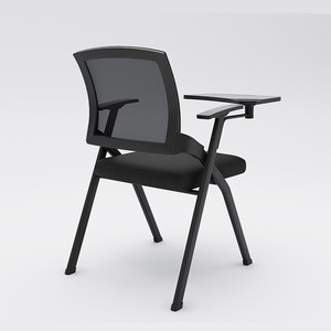Folding Conference Chair With Table Integrated Writing Board Commercial Use - Product Image 2