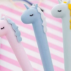 New Kawaii Unicorn Gel Ink Plastic <b>Pen</b> Bulk Korean Customized Logo Printing Cute for Girls Gift - Product Image 6