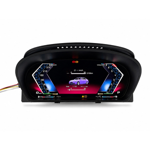 Kit de rétrofit de tableau de bord numérique 12,3 pouces style OEM pour BMW E60 E70 E71, écran LCD, compteur de vitesse, cockpit virtuel - Product Image 1