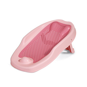 Baby Bath Tub With Non Slip Mat For Newborn 0-12 Months Universal Bath Support <b>Frame</b> PPTPE Material - Product Image 4