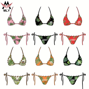 Conjunto de Bikini Personalizado para Mujer con Estampado, Traje de Baño para Niña, Ropa de Playa para Mujer - Product Image 1