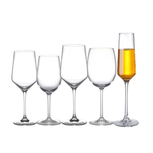 Vente en gros de gobelets en <span class=keywords><strong>verre</strong></span> transparent coloré vintage, verrerie à vin blanc de 12 oz, décoration - Product Image 5