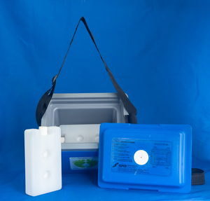 SUPER International 0.9L PP Insulated Absorption Refrigeration <b>Cooler</b> <b>Box</b> with Reusable <b>Ice</b> Pack for Medical and Food Storage - Product Image 4