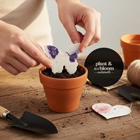 Papel de Semillas Seed Bloom Combo, Corazones y Mariposas, Papel de Semillas para Escribir, Patrón Floral, Empaquetado en Bolsa de Plástico Sellada, Día de la Madre