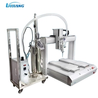 Liujiang automatique silicone trois-aixs robot de distribution applicateur adhésif durable pour une utilisation à long terme 2600ml applicateur de fluide