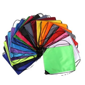 Custom Logo Polyester Sports Drawstring Bag Promotional Size Sport Drawstring Backpack