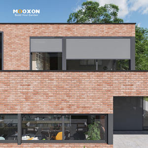 Persiana Enrollable Motorizada Solar con Cremallera <span class=keywords><strong>para</strong></span> Exteriores, <span class=keywords><strong>para</strong></span> Pérgola, Cafetería, <span class=keywords><strong>Terraza</strong></span>, Protección Solar y Antimosquitos - Product Image 5