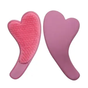 High Quality Heart Detangling Hair Brush For Women Kids With Soft Bristles and Comfortable Detangling Comb For All Type Hair