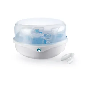 <span class=keywords><strong>Stérilisateur</strong></span> de bouteilles <span class=keywords><strong>micro</strong></span>-<span class=keywords><strong>ondes</strong></span> sans fil de grande capacité Nettoyage facile et rapide à conduire manuel pour les enfants de 0 à 12 mois - Product Image 1