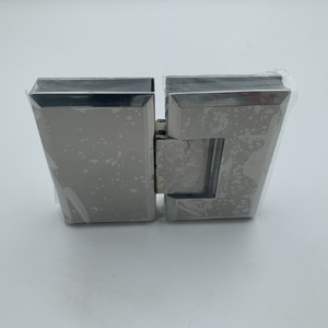 Charnière de porte en verre sans cadre Kellyto en acier inoxydable 304, 89x54x5mm, pour salle de bain, rotation à 180 degrés - Product Image 2