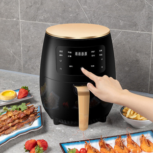 Freidora de Aire de 4.5 Litros, Sin Aceite, Inteligente, con Control Táctil Digital, Lista para Enviar, en Oferta - Product Image 3