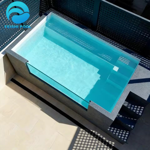 Piscina Contenedor <span class=keywords><strong>de</strong></span> Fibra <span class=keywords><strong>de</strong></span> Vidrio para Exterior Sobre el Suelo <span class=keywords><strong>de</strong></span> 20 y 40 Pies con Ventana - Product Image 5