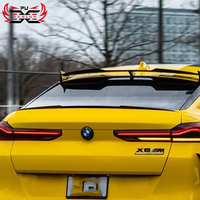 Alerón Trasero de Fibra de Carbono Seca con Diseño PU para BMW X6M F96, Actualización de Parachoques, Kit de Carrocería Estilo LD, Instalación Profesional, Alta Calidad