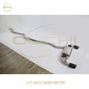 Catback de escape de acero inoxidable de alta calidad OUCHI para <span class=keywords><strong>BMW</strong></span> 2 Series <span class=keywords><strong>M240i</strong></span> F22 F23 <span class=keywords><strong>2017</strong></span> + con sistema de tubos de escape de válvulas de silenciador - Product Image 4