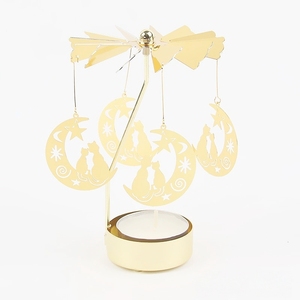 Feux de marche carrousel chaud rotatif chandelier Table <span class=keywords><strong>moulin</strong></span> à <span class=keywords><strong>vent</strong></span> roman cérémonie lanterne anniversaire vacances saint valentin mariage décor - Product Image 4