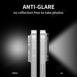 Iphone 15 के लिए उच्च गुणवत्ता वाला 9h टेम्पर्ड ग्लास कैमरा सेंसर रक्षक शील्ड फिल्म आईफोन 15 प्रो के लिए आईफोन 15 प्रो मैक्स मोबाइल पी - Product Image 4