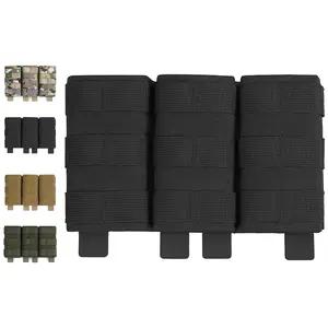 SIVI 1000D Tactical Molle 5.56mm Hunting Magazine Slots Magazine Pouch Holder Belt Fast Carrier Mag Pouch