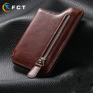 Produttori Multi Card Holder Factory Premium PU Leather Id Leather Fashion Phone Case