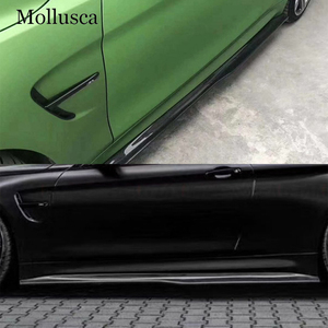 สเกิร์ตข้างคาร์บอนไฟเบอร์แท้ สำหรับรถ BMW ซีรีส์ 3 F80 รุ่น PSM สไตล์ปี 2013-2019 - Product Image 2