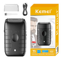Kit de tondeuses à cheveux professionnelles populaires, rasoir électrique sans fil, ensemble de toilettage de la barbe, écran LCD, longueurs réglables, version anglaise