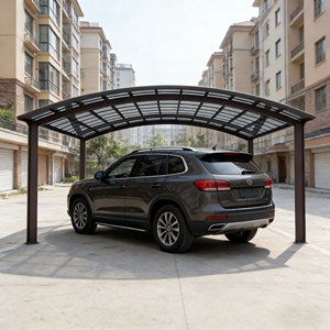 Abri de voiture <span class=keywords><strong>en</strong></span> aluminium avec <span class=keywords><strong>toit</strong></span> <span class=keywords><strong>en</strong></span> polycarbonate pour <span class=keywords><strong>garage</strong></span> simple, abri de voiture <span class=keywords><strong>en</strong></span> métal, abri de voiture portable - Product Image 2