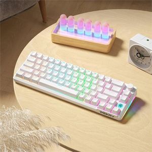 X518 68 <b>Key</b> Low Price Wireless Electronics Rechargeable Notebook Desktop Diy Pc Wired Mini Backlit Mechanical Gaming <b>Keyboard</b> - Product Image 4