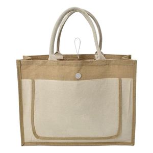 Sacs de mode personnalisés en gros pour femmes et jeunes filles – Sacs fourre-tout de plage, de shopping ou cadeaux en toile unie avec doublure en coton - Product Image 1