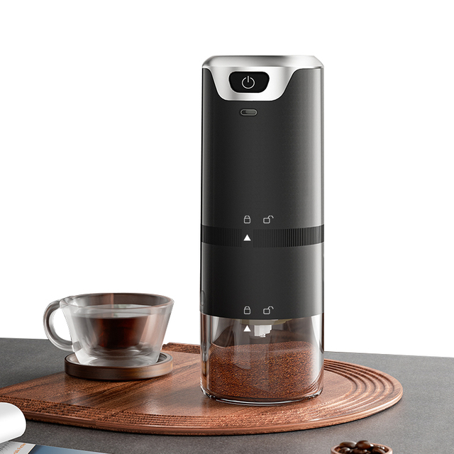Hot Model Portable Customized Mini Coffee Bean Grinder Rechargeable Type C-port Electric Coffee Grinder
