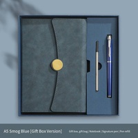 Ensemble cadeau de carnet et stylo en cuir PU de luxe personnalisé avec impression en relief, logo d'entreprise, promotionnel, économique, marque Fangda