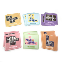 Cartes éducatives en papier d'art de haute qualité PLT pour enfants avec impression offset et finition vernie, fabriquées dans le Zhejiang