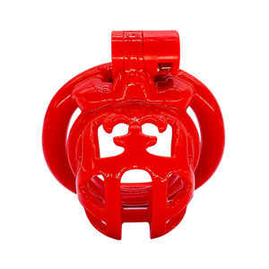 Unieke Ontwerp FRRK96 Hars 3D Een Stuk Gieten Mannelijke Kuisheidskooi Voor Mannen Lock Cock Ringen - Product Image 2