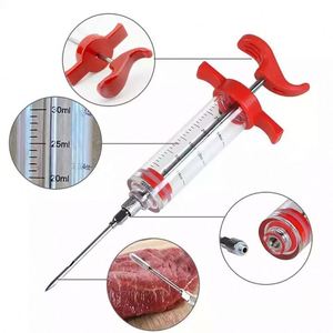 Seringue à marinade en plastique personnalisée en gros pour barbecue, viande, épices, injecteur de dinde avec aiguilles - Product Image 5