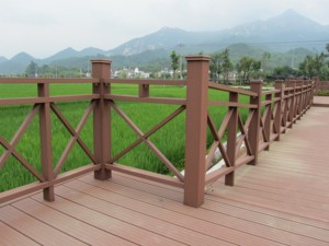 Đảm bảo chất lượng ban công rắn thân thiện với môi lan can tái chế cầu thang lan can Bài Nhựa gỗ composite <span class=keywords><strong>WPC</strong></span> lan can lan can - Product Image 6