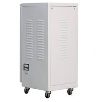 Stabilisateur de tension automatique monophasé vertical SVC-15KVA, contrôle numérique par CPU, transformateur toroïdal en cuivre, entrée 140-260V
