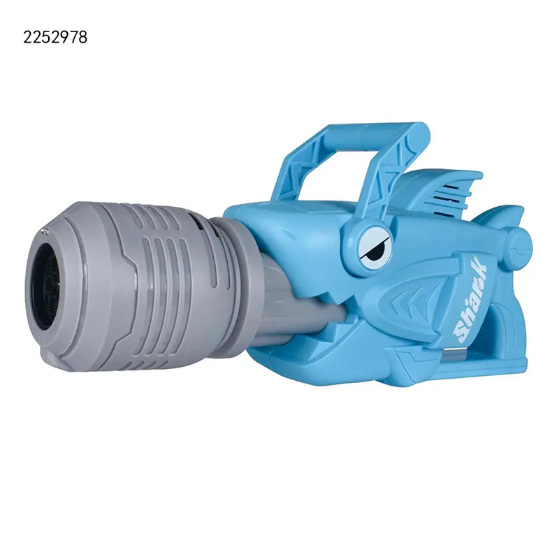 Mainan pistol gelembung Bazooka luar ruangan Musim Panas 2024 lampu elektrik mesin gelembung musik Blowing otomatis mainan gelembung untuk anak-anak