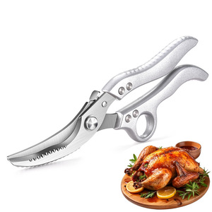 Stainless Steel <b>Kitchen</b> <b>Shears</b> 6in Heavy Duty Chicken Bone Cutting Multi Functional For Fish Scaling And Poultry - Product Image 1