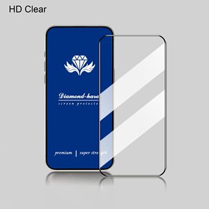 ฟิล์มกันรอยกระจกนิรภัยแบบโค้งขอบใหญ่ ป้องกันไฟฟ้าสถิตย์ ESD  แบบ Power Diamond Cut Beveled  แพ็ค 10 ชิ้น สำหรับ iPhone 17 16 15 14 13 Pro - Product Image 5