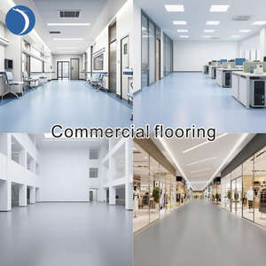 <strong>PVC</strong> <strong>Vinyl</strong> <strong>Flooring</strong> Rolls Water Resistant Bedroom Indoor Adhesive Installation Eco-Friendly Wear Resistant - Product Image 3